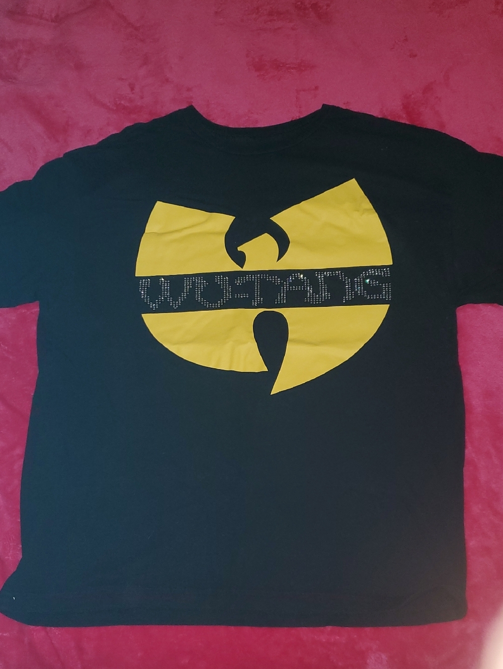 Wu-Tang Logo Short Sleeve Tee - Black/Yellow